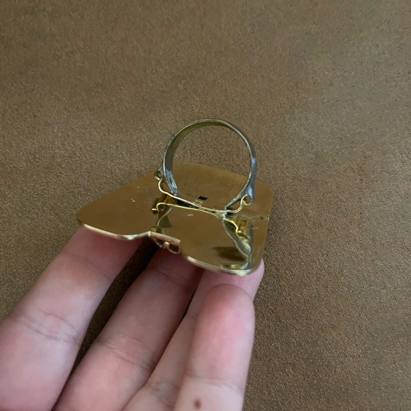 Tiger Eye Western Scarf Slide - Picture 5 of 7